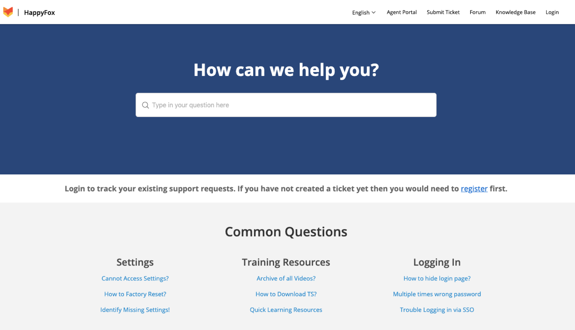 HappyFox knowledge base software